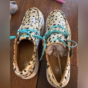 Women’s Ariat Hilo slip on shoes washed animal print